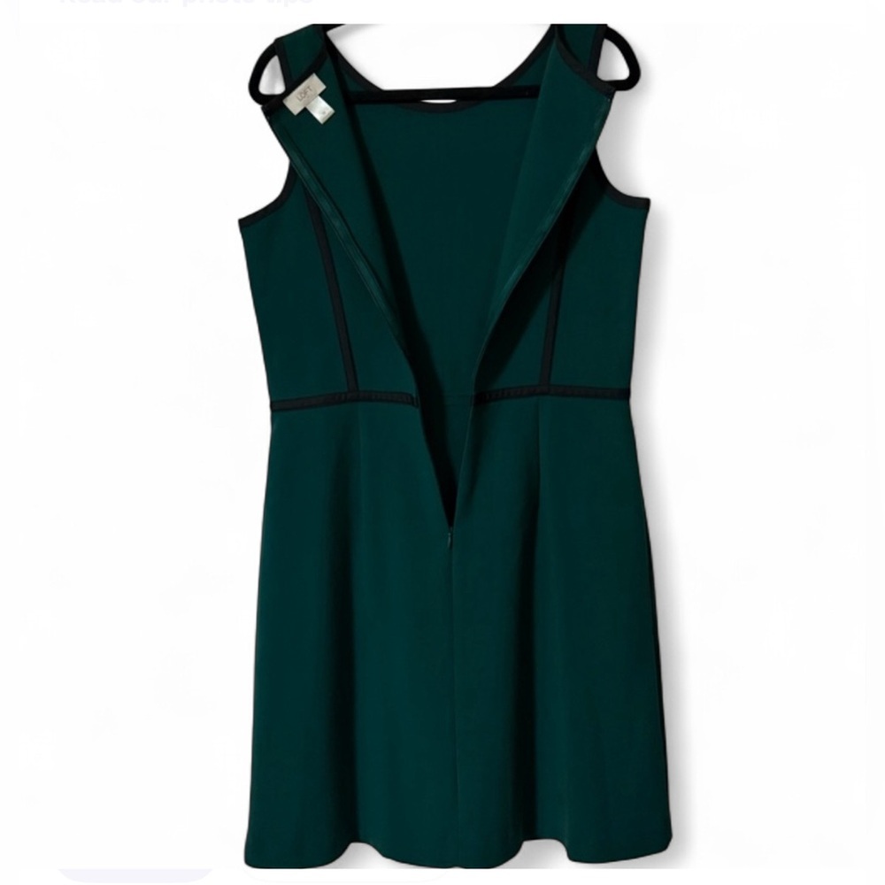 LOFT Elegant Green Sleeveless Dress - Picture 8 of 8